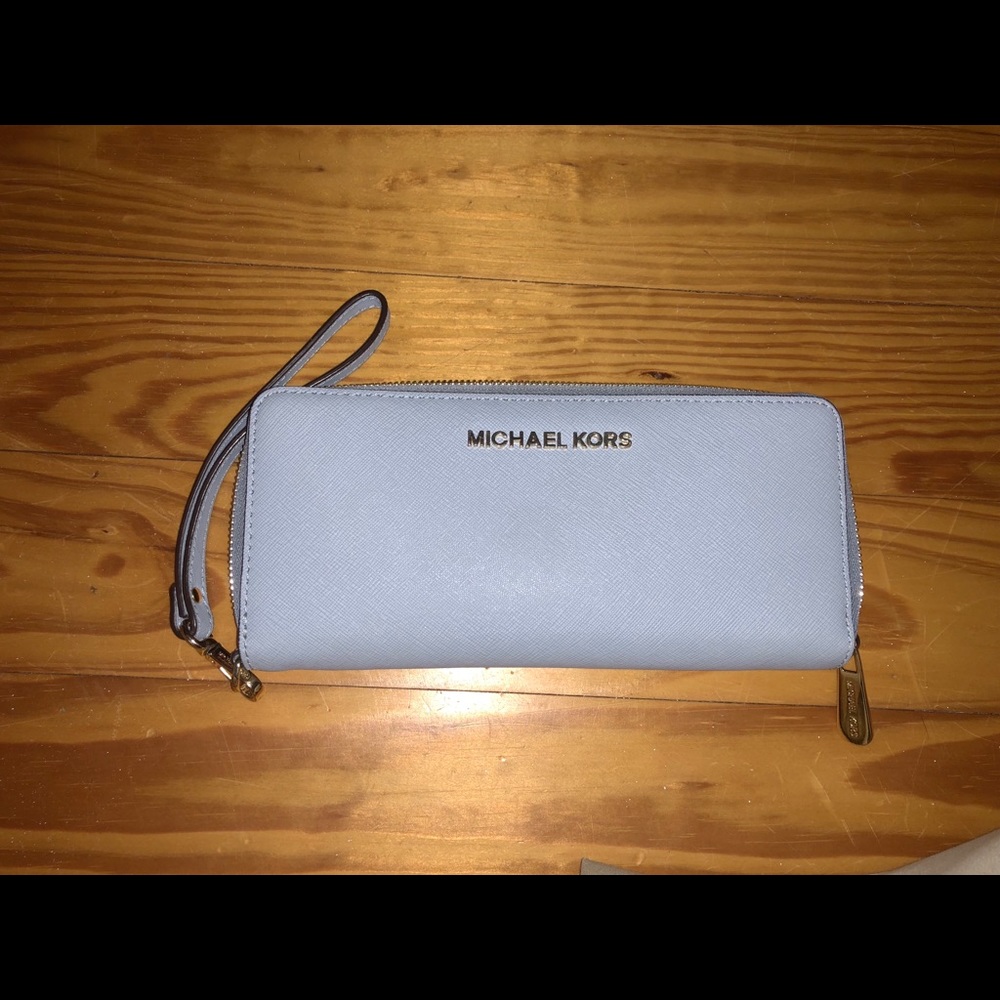MK baby blue wristlet!